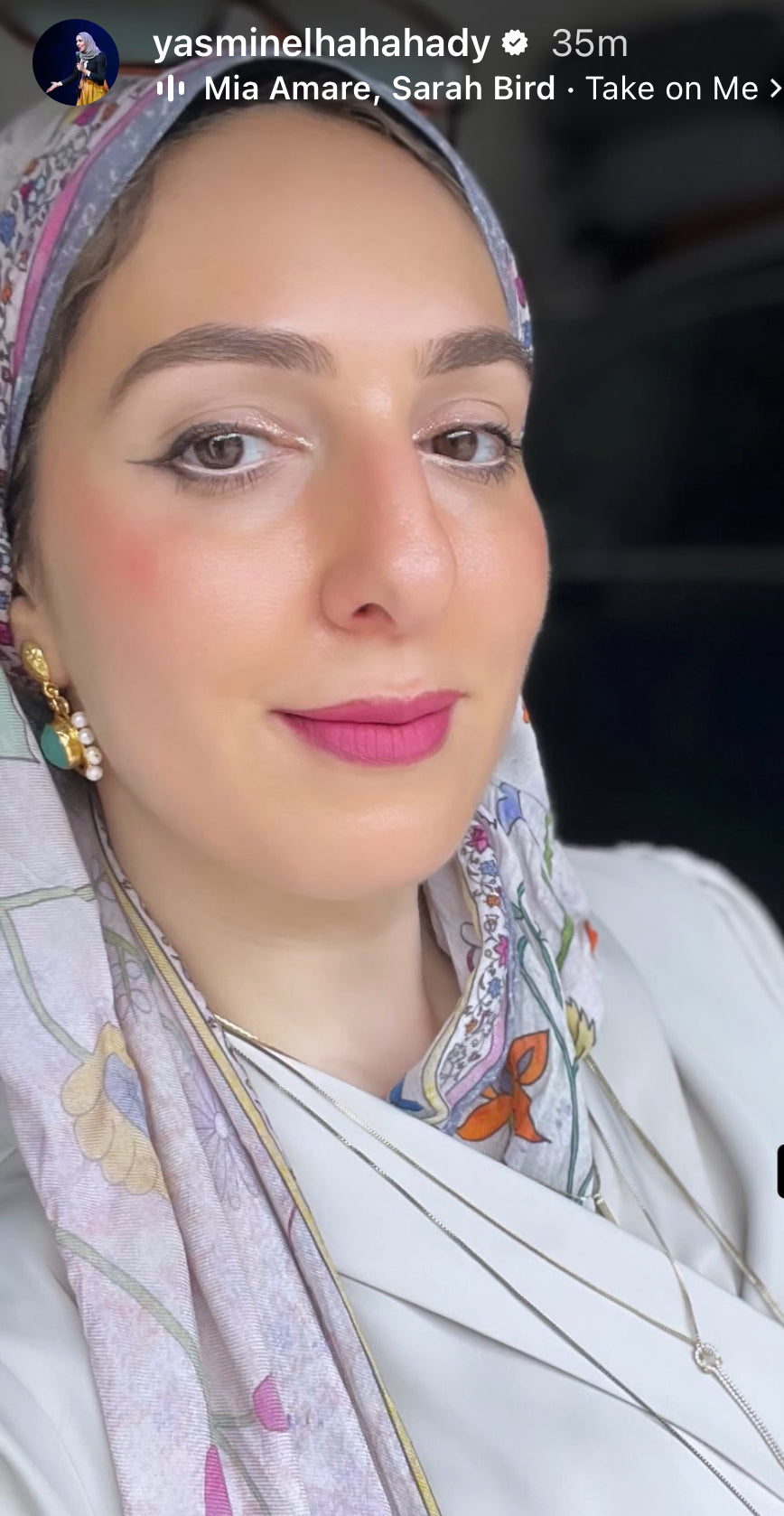 Baglama Aqua Chalecdony and Pearl Earrings