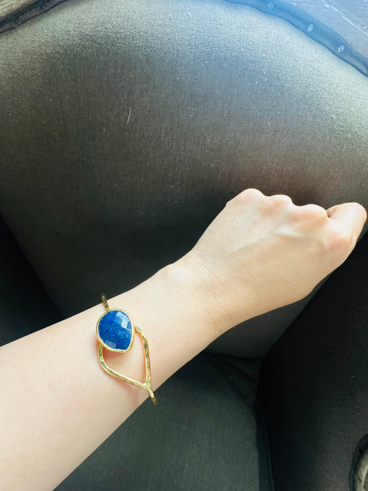 Lapis Teardrop Bracelet