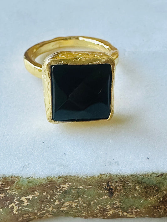 Siyah Onyx Ring