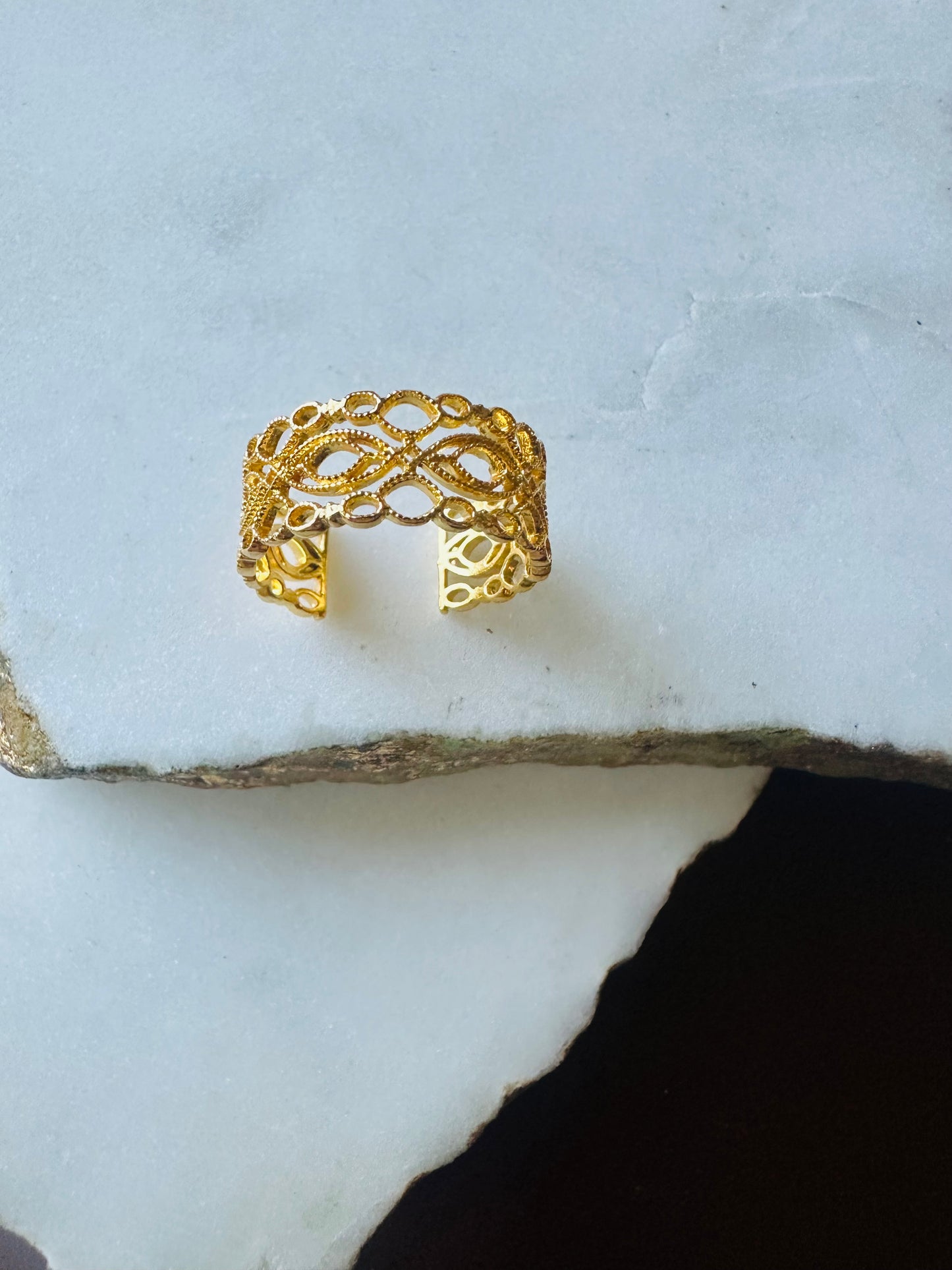 Gold Lace Ring
