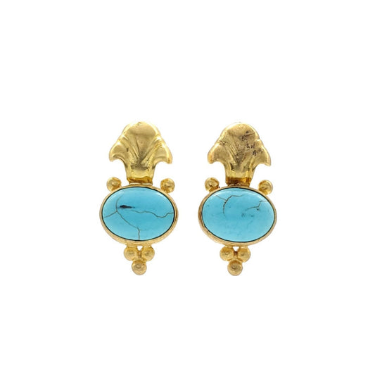 Byzantine Blues Turquoise Earrings