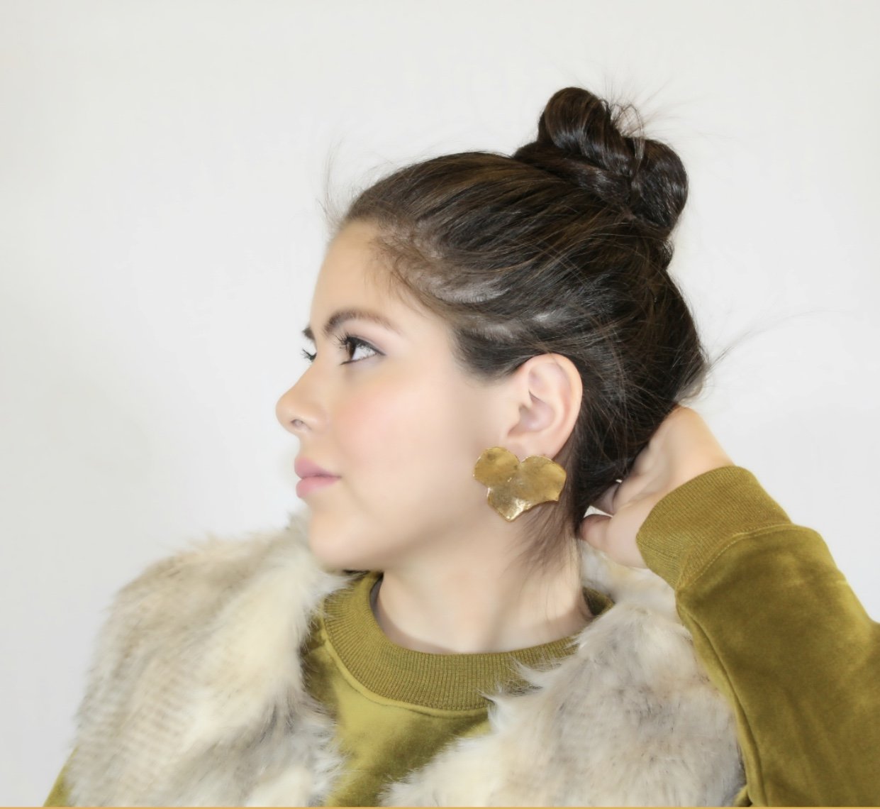 Üzüm Yaprağı Earrings