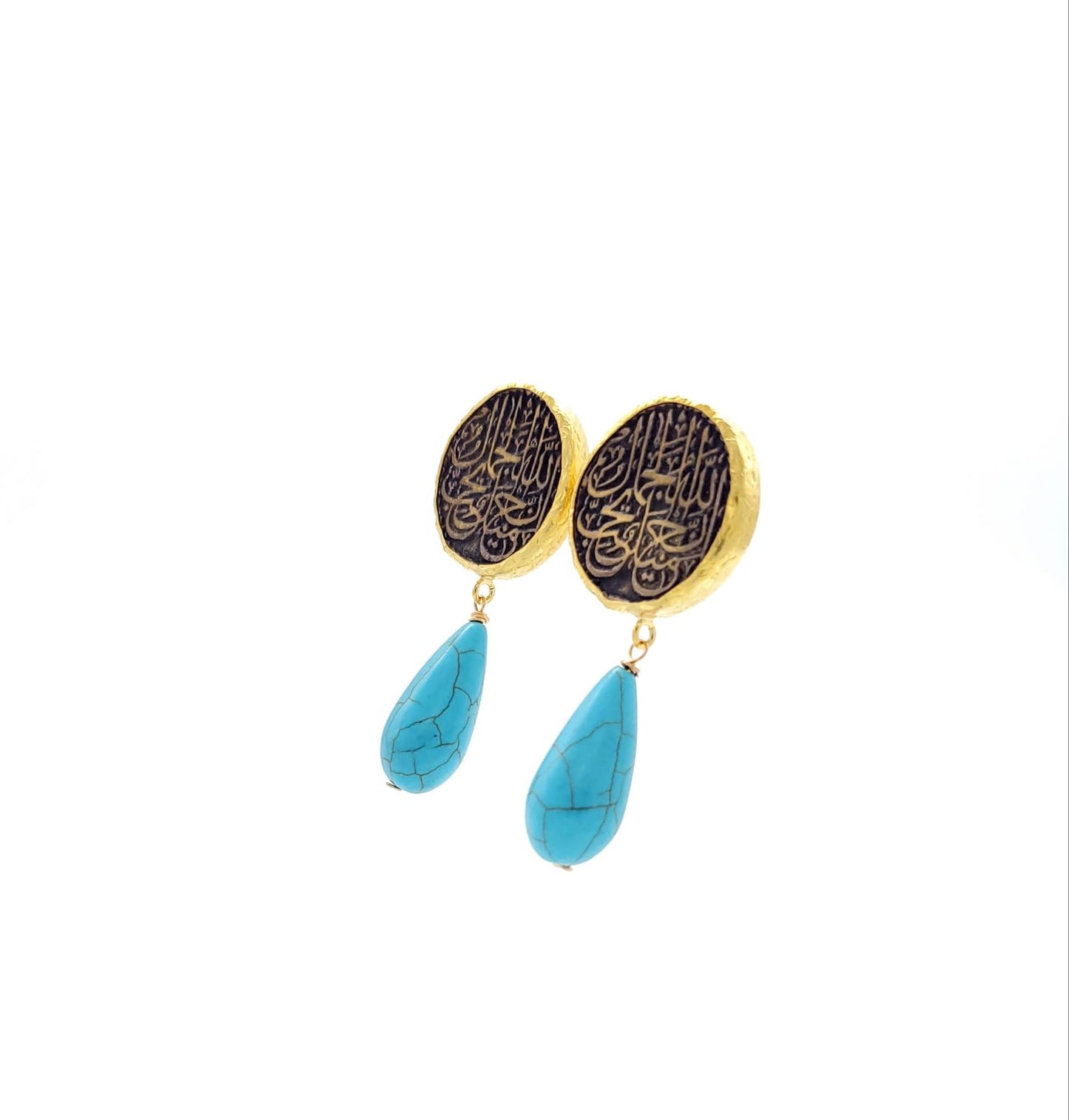 Turquoise Stone Earrings