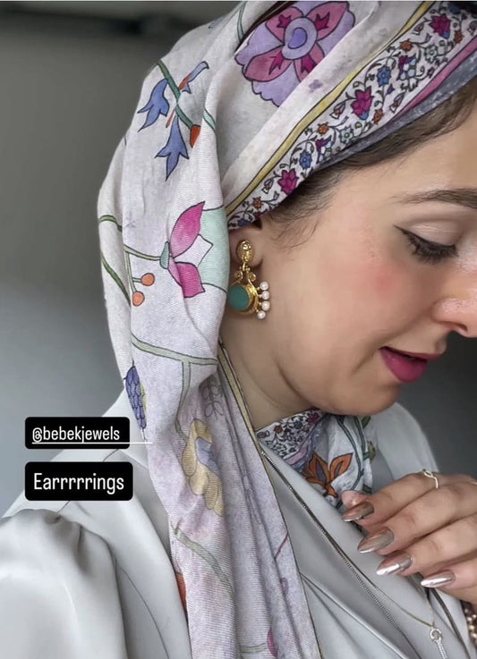 Hulu Muslim Matchmaker Yasmin Elhady wearing Bebek Jewels