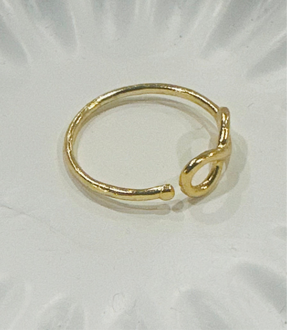 Gold Infinity Ring