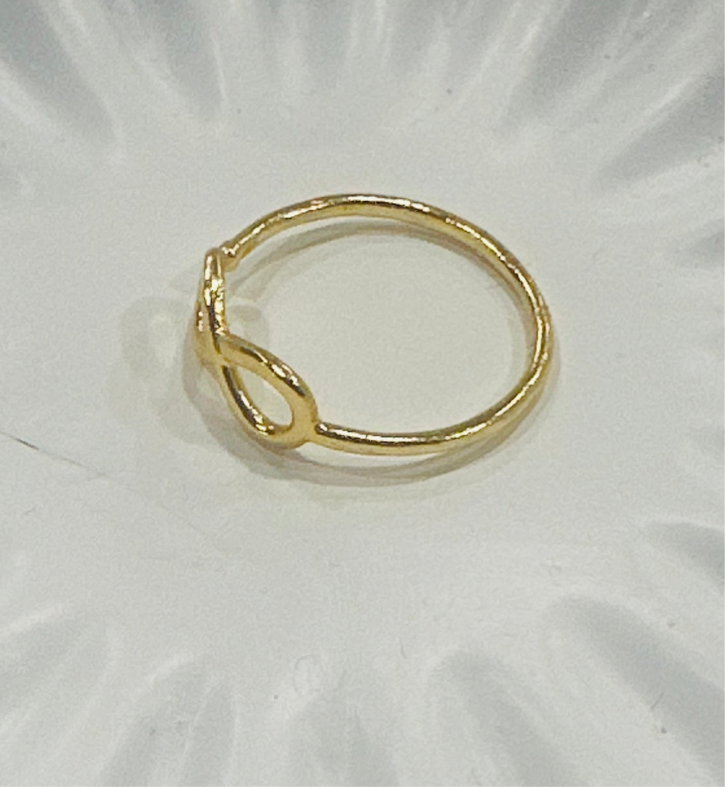 Gold Infinity Ring