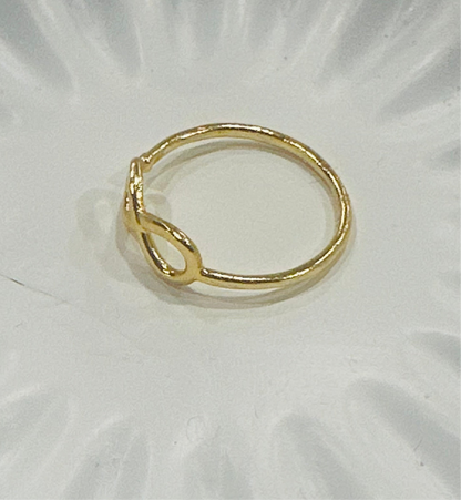 Gold Infinity Ring