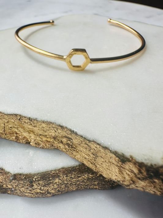 Selin Hexagon Bracelet