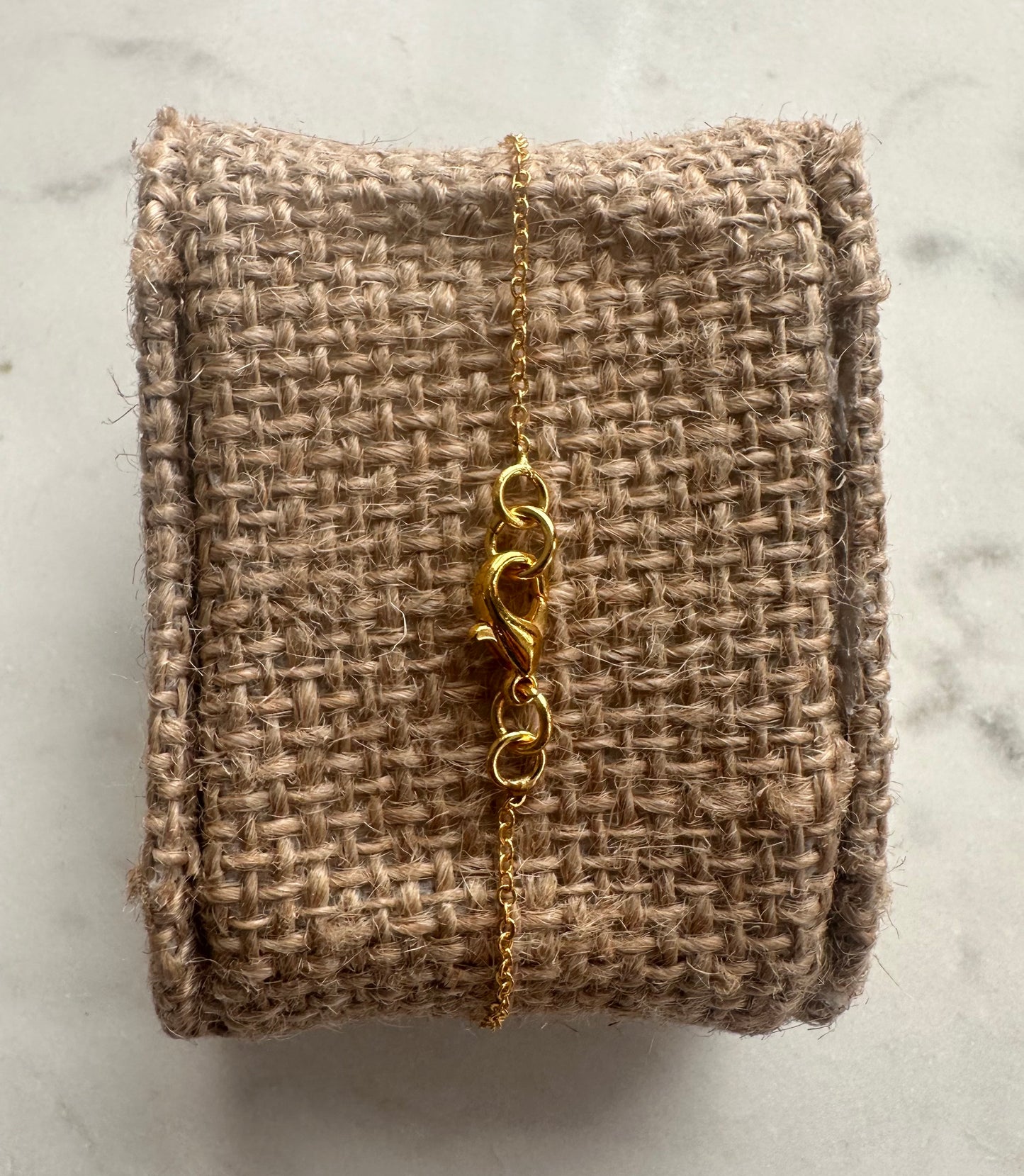 Snow Quartz Minimal Bracelet