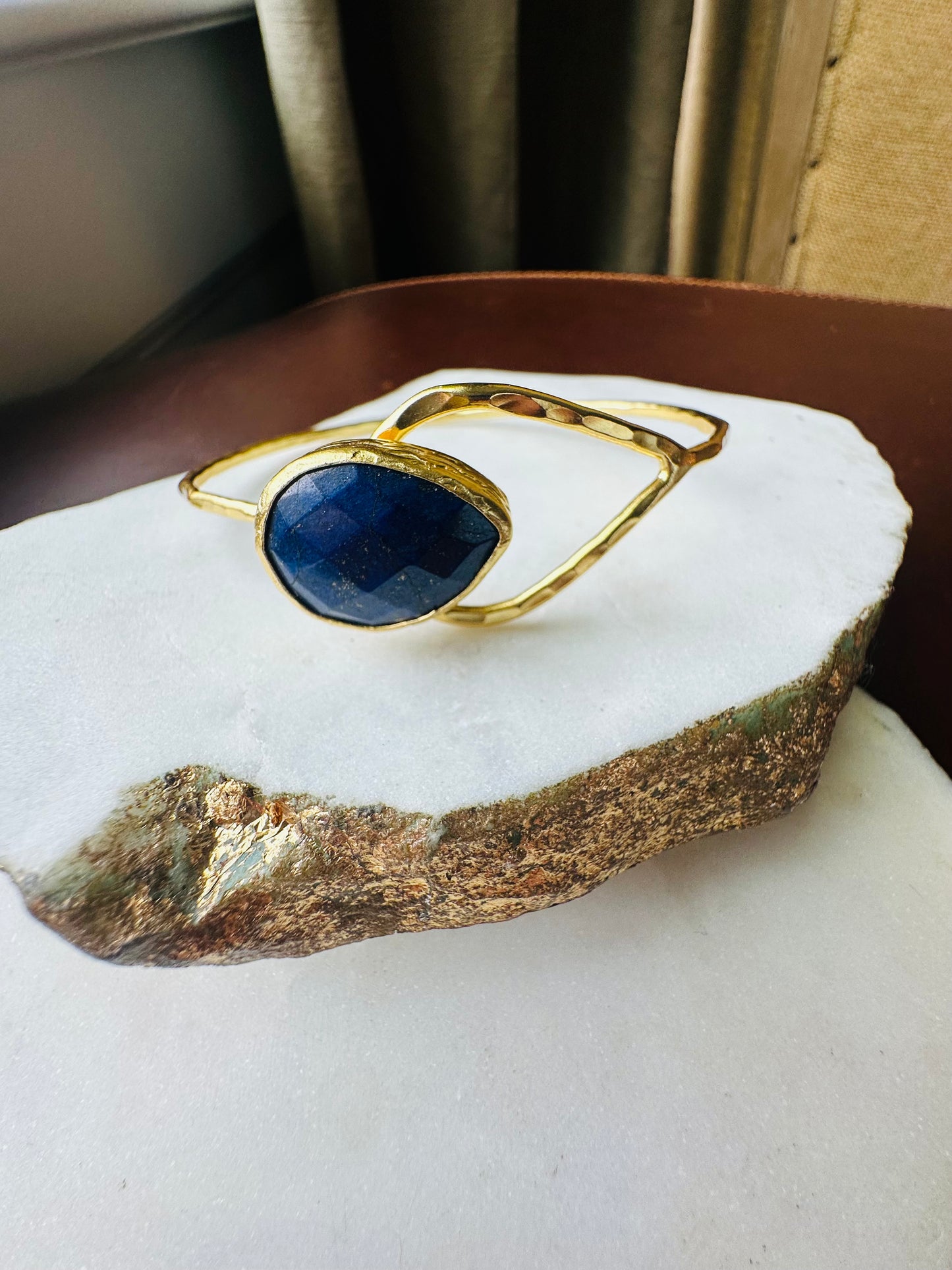 Lapis Teardrop Bracelet