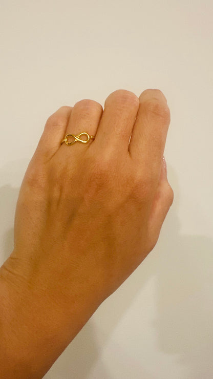 Gold Infinity Ring