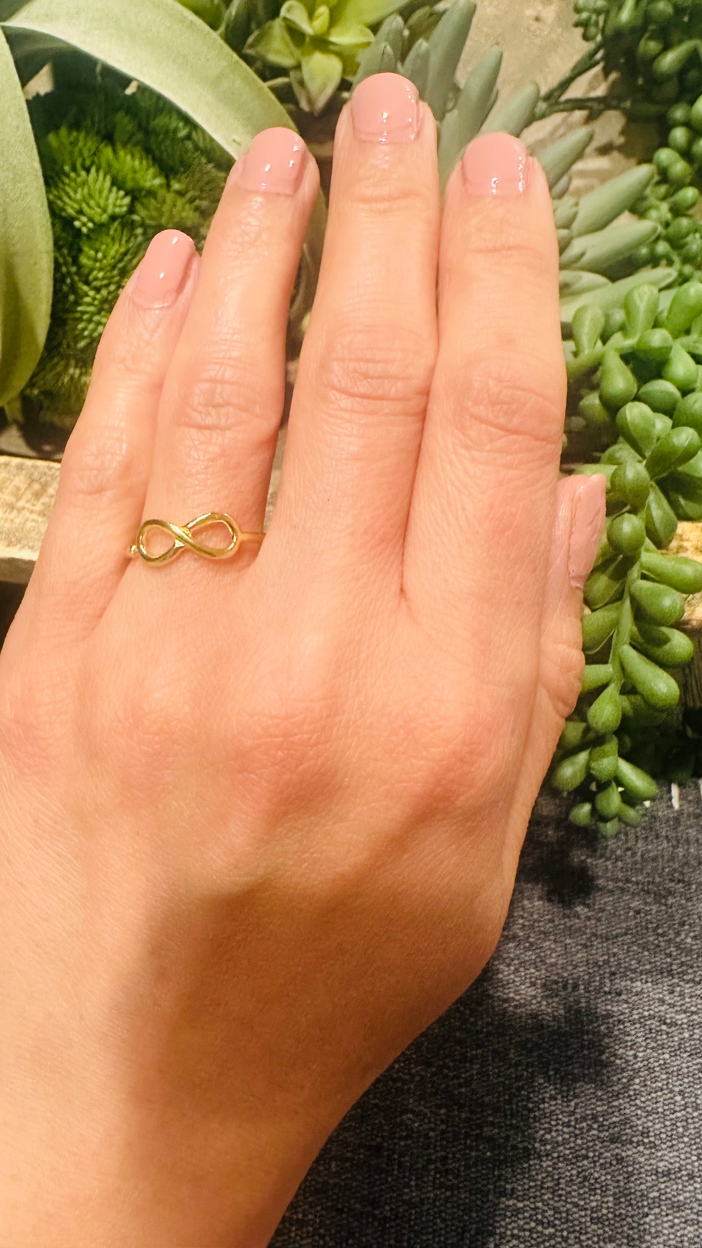 Gold Infinity Ring