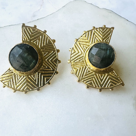 Alara Labradorite Earrings