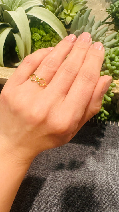 Gold Infinity Ring