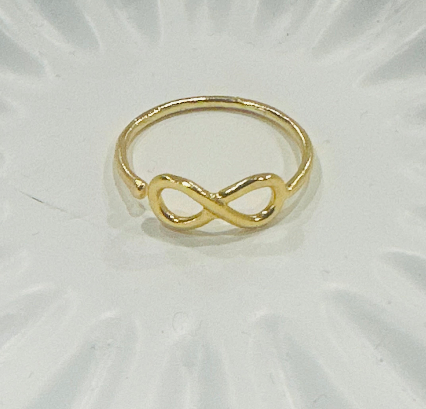 Gold Infinity Ring