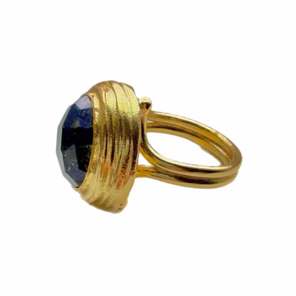 Eylul Lapis Lazuli Cocktail Ring