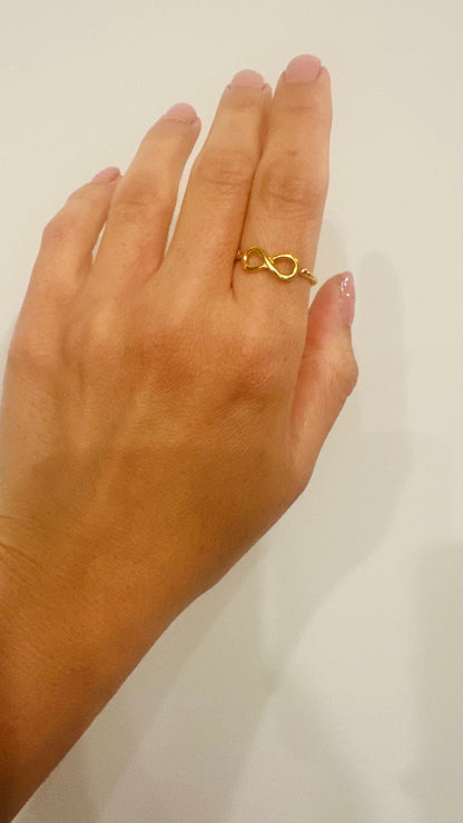 Gold Infinity Ring
