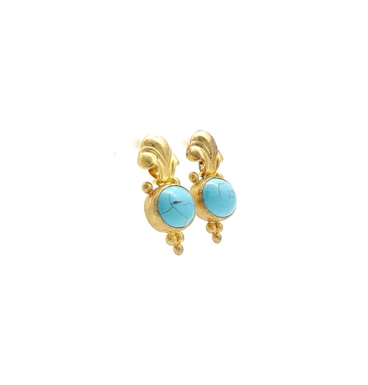 Byzantine Blues Turquoise Earrings