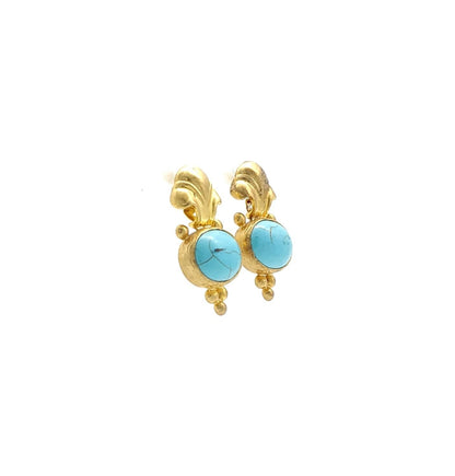 Byzantine Blues Turquoise Earrings