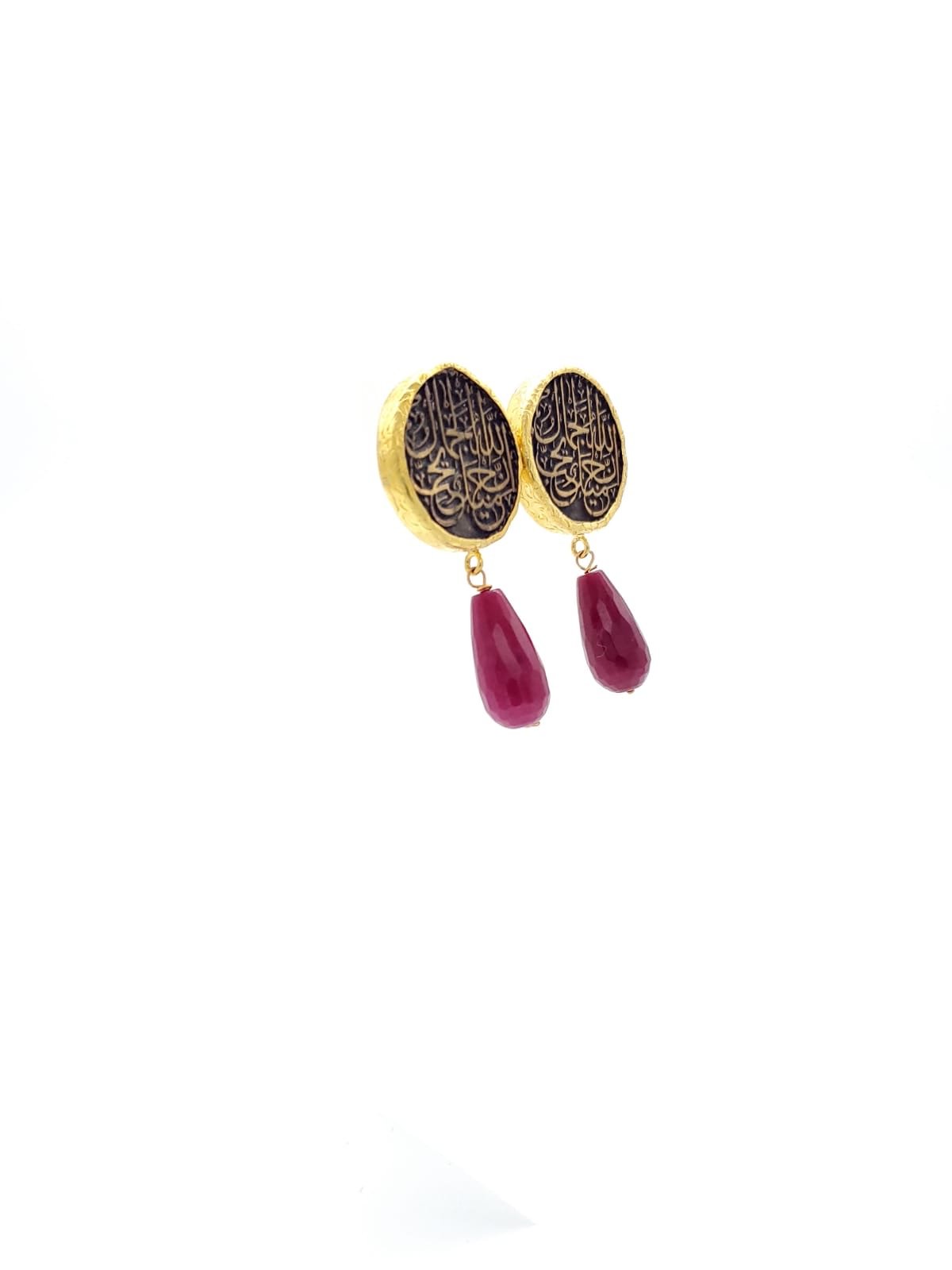 Ruby Stone Earrings