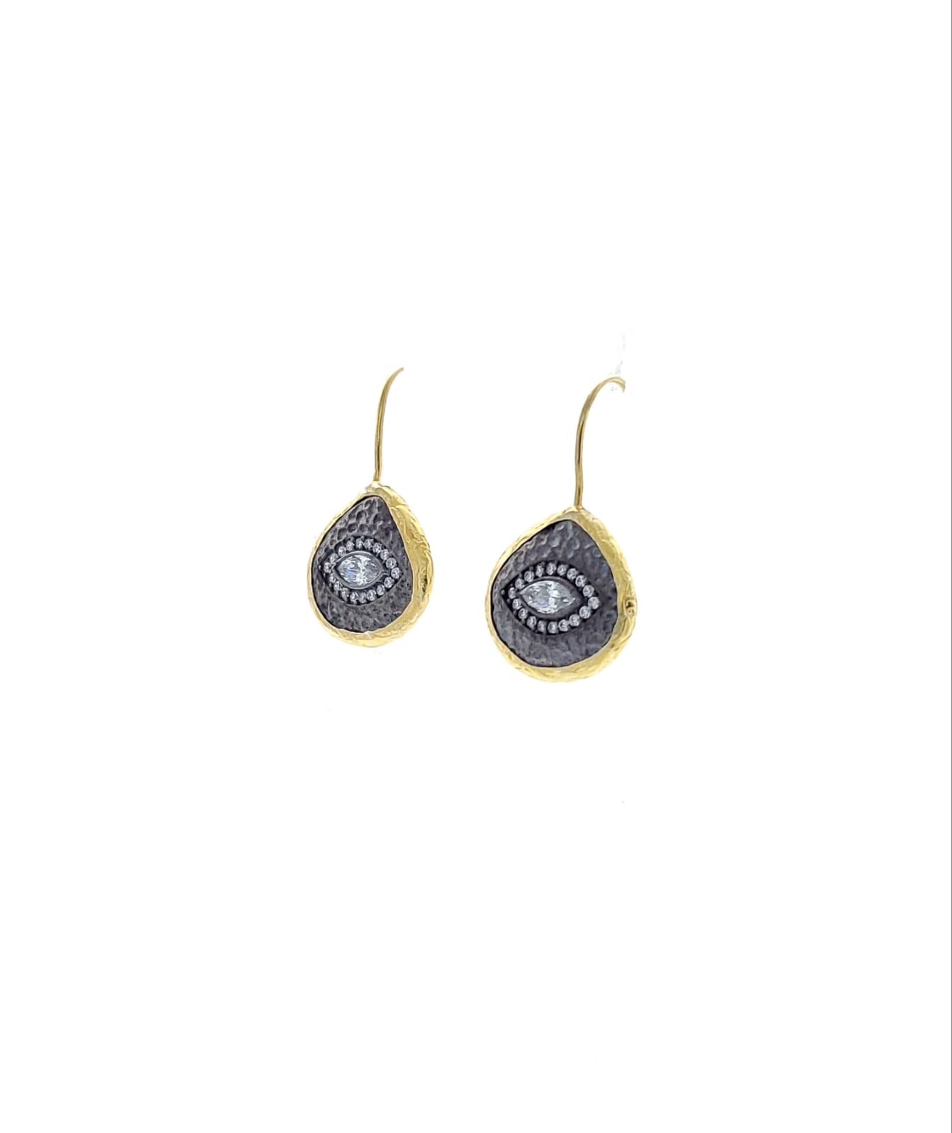 White Zircon Earrings