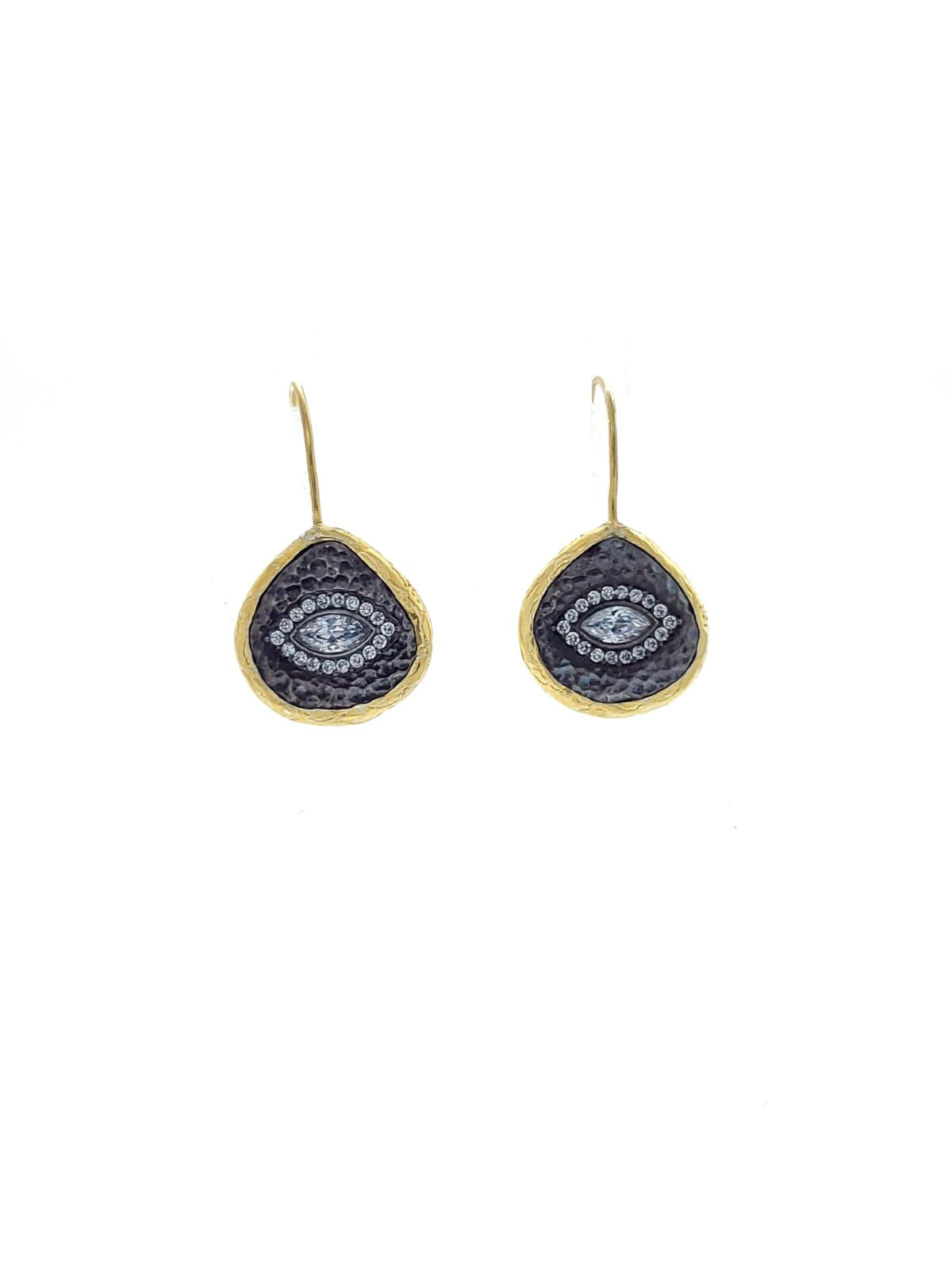 White Zircon Earrings