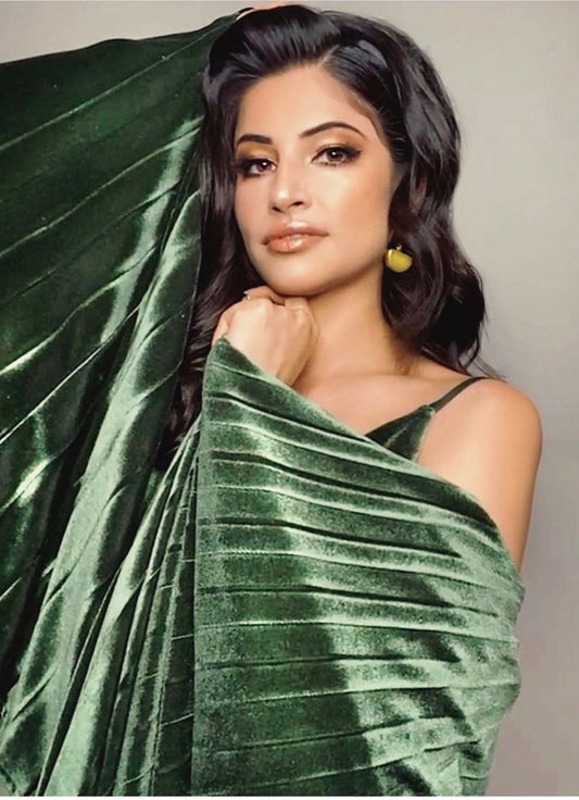 Gold-Plated Half-Circle Earrings