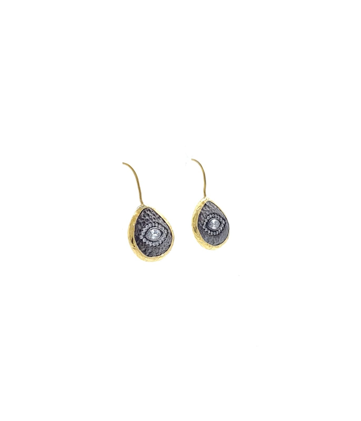 White Zircon Earrings