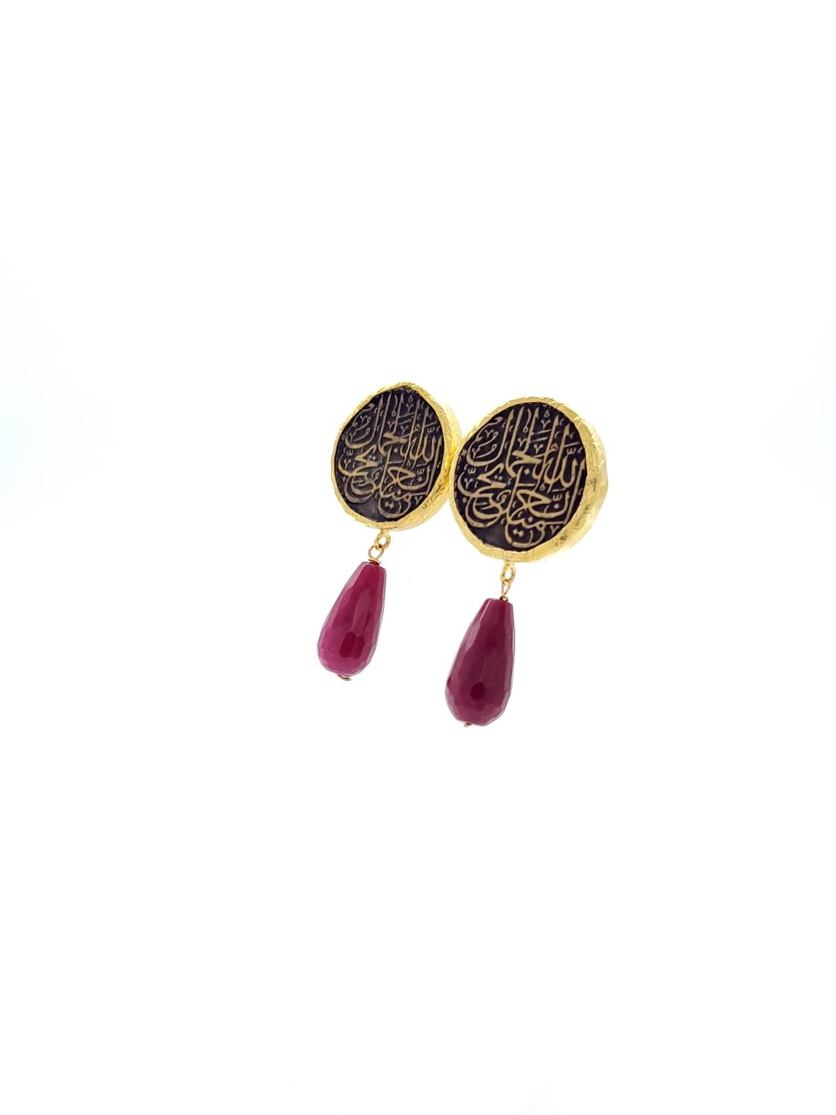 Ruby Stone Earrings